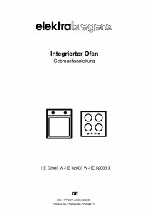 Bedienungsanleitung Elektra Bregenz HE 62088 X Backofen