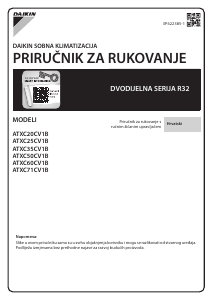 Priručnik Daikin ATXC50CV1B Klimatizacijski uređaj