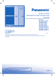 Priručnik Panasonic WH-MDF14C9E8 Toplinska pumpa