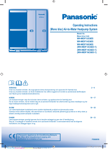 Käyttöohje Panasonic WH-MDF16C6E5 Lämpöpumppu