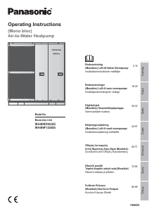 Manuál Panasonic WH-MHF09G3E5 Tepelné čerpadlo