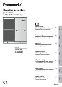 Brugsanvisning Panasonic WH-MXC09G3E5 Varmepumpe