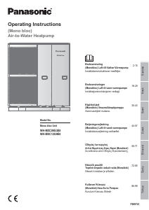 Käyttöohje Panasonic WH-MXC09G3E8 Lämpöpumppu