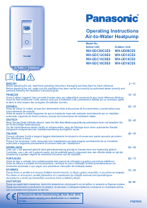 Handleiding Panasonic WH-SDC09C3E8 Warmtepomp