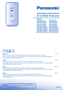 Bruksanvisning Panasonic WH-SDC16C9E8 Varmepumpe