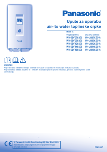 Priručnik Panasonic WH-SDF07C3E5 Toplinska pumpa