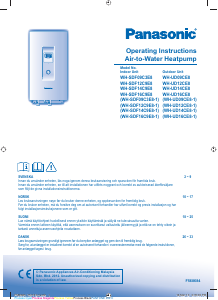 Käyttöohje Panasonic WH-SDF09C3E8 Lämpöpumppu