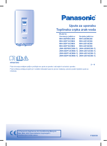 Priručnik Panasonic WH-SDF14C9E8 Toplinska pumpa