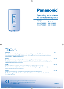 Bruksanvisning Panasonic WH-SHF12D6E5 Värmepump