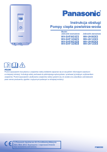 Instrukcja Panasonic WH-SHF12D6E5 Pompa ciepła