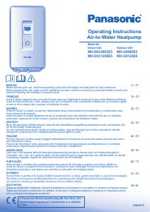 Manuale Panasonic WH-SXC09D3E5 Pompa di calore