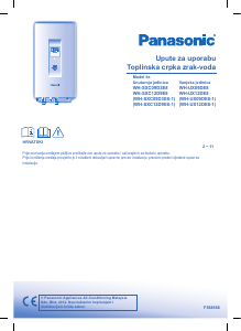 Priručnik Panasonic WH-SXC12D9E8-1 Toplinska pumpa