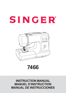 Mode d’emploi Singer 7466 Touch and Sew Machine à coudre