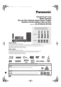 Manuale Panasonic SC-BT200 Sistema home theater