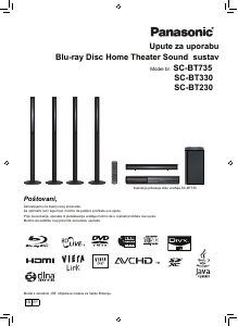 Priručnik Panasonic SC-BT230 Kućno kino