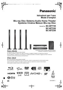 Manuale Panasonic SC-BT330 Sistema home theater