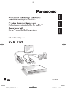 Használati útmutató Panasonic SC-BTT190 Házimozi-rendszer