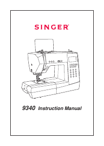 Manual Singer 9340 Signature Sewing Machine