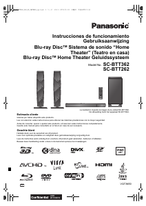 Manual de uso Panasonic SC-BTT362EG Sistema de home cinema