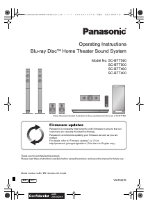 Manual Panasonic SC-BTT460 Home Theater System
