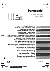 Bruksanvisning Panasonic SC-BTT500W Hembiopaket