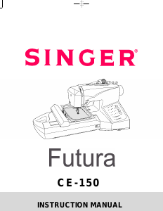 Manual de uso Singer CE-150 Futura Máquina de coser