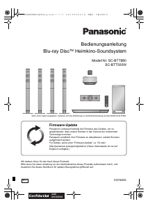 Bedienungsanleitung Panasonic SC-BTT500W Heimkinosystem