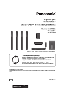 Käyttöohje Panasonic SC-BTT505 Kotiteatterijärjestelmä