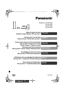 Manuale Panasonic SC-BTT560 Sistema home theater