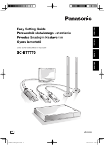 Manuál Panasonic SC-BTT770 Domácí kino