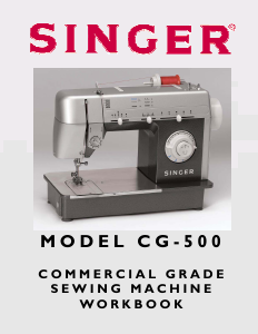 Manual Singer CG-500 Commercial Grade Sewing Machine