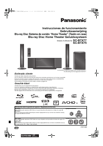 Handleiding Panasonic SC-BTX75 Home cinema set