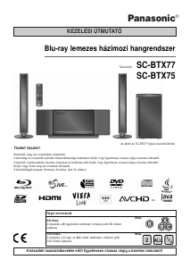 Használati útmutató Panasonic SC-BTX75 Házimozi-rendszer