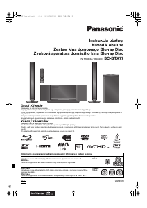 Instrukcja Panasonic SC-BTX77 Zestaw kina domowego
