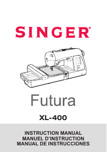 Manual de uso Singer Futura XL-400 Máquina de coser