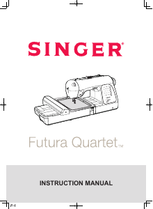 Bruksanvisning Singer Futura Quartet SEQS-6000 Symaskin