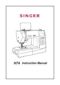Manual Singer H74 Sewing Machine