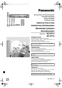 Manual de uso Panasonic SC-HT17 Sistema de home cinema