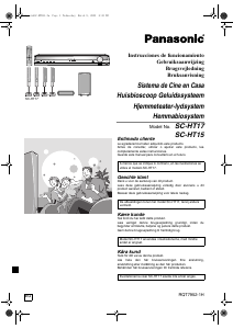 Bruksanvisning Panasonic SC-HT17 Hembiopaket