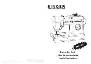 Manual de uso Singer HD-110 Heavy Duty Máquina de coser