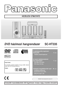 Használati útmutató Panasonic SC-HT335 Házimozi-rendszer