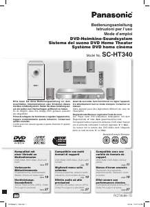Manuale Panasonic SC-HT340 Sistema home theater