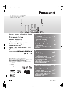 Manual de uso Panasonic SC-HT535 Sistema de home cinema