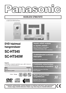 Használati útmutató Panasonic SC-HT545W Házimozi-rendszer