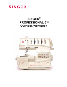 Manual Singer Professional 5 Serger 14T968DC Sewing Machine