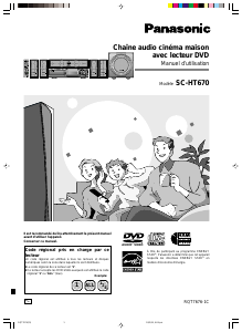 Mode d’emploi Panasonic SC-HT670 Système home cinéma