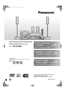 Manual de uso Panasonic SC-HT680 Sistema de home cinema