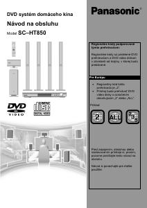 Návod Panasonic SC-HT850 Domáce kino