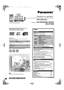Priručnik Panasonic SC-HT878 Kućno kino