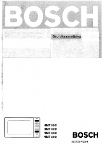 Handleiding Bosch HMT8601 Magnetron